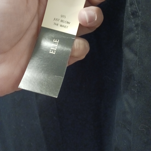 GNW Womens Black Shorts Strech Bernida Size 10 ELLE - Picture 7 of 8